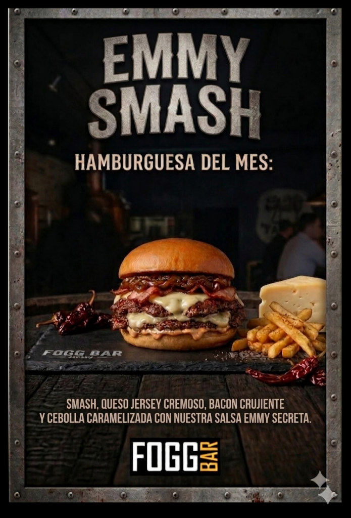 smash burger en fogg bar madrid